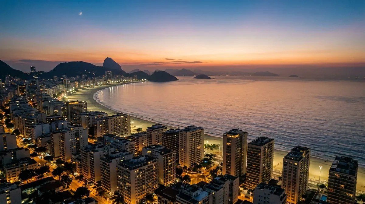 Zona Sul do Rio de Janeiro vista aérea
